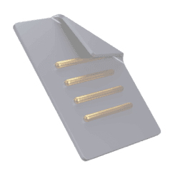 Glass card decoration