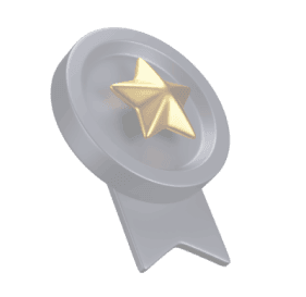 Glass card decoration