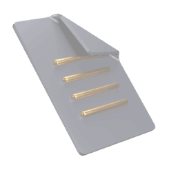 Glass card decoration