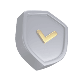 Glass card decoration